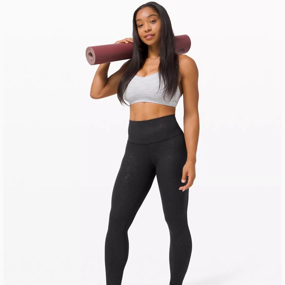 Lululemon Align Pant 25” Emboss Black - Picture 2 of 4